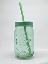 Vintage Mason Jar Tumbler – Green